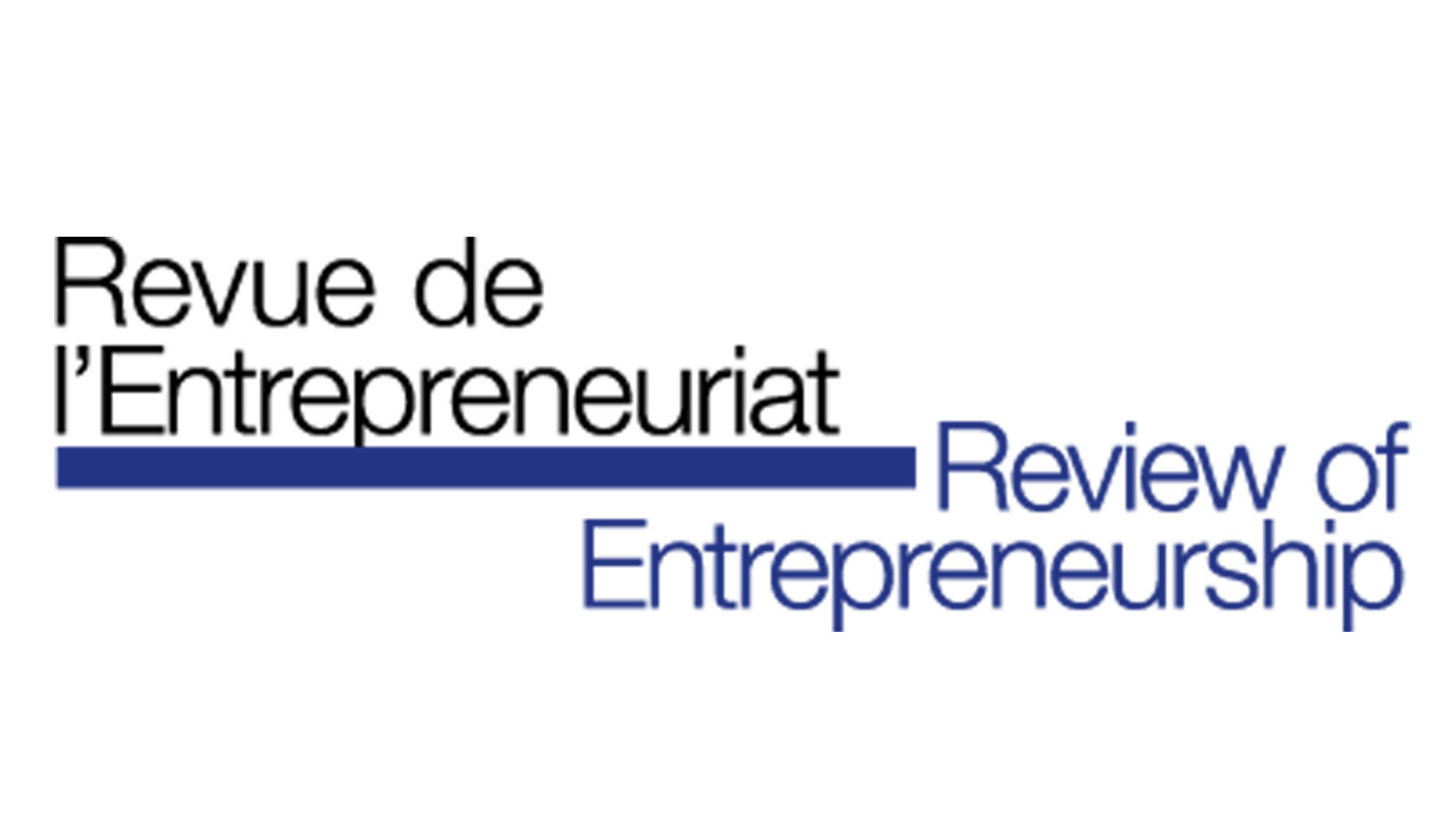 revue de l'entrepreneuriat